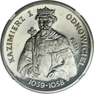 SAMPLE Nickel, 200 gold 1980 Casimir I the Restorer - NGC PF66 ULTRA CAMEO