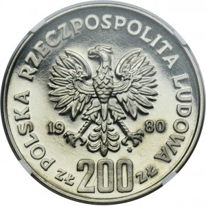 SAMPLE Nickel, 200 gold 1980 Casimir I the Restorer - NGC PF66 ULTRA CAMEO