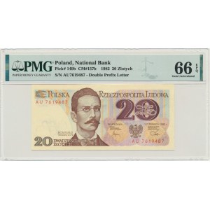 20 gold 1982 - AU - PMG 66 EPQ