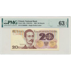 20 gold 1982 - E - PMG 63 EPQ