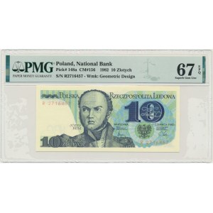 10 złotych 1982 - R - PMG 67 EPQ