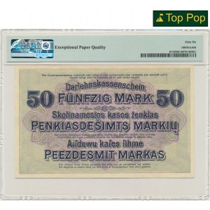 Kowno, 50 Mark 1918 - F - PMG 66 EPQ