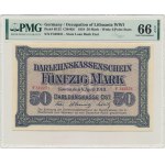 Kowno, 50 Mark 1918 - F - PMG 66 EPQ