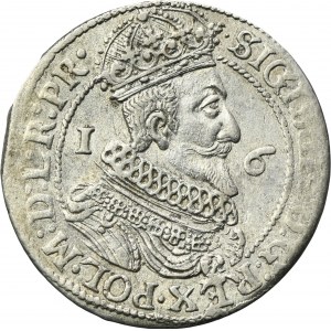 Sigismund III Vasa, 1/4 Thaler Danzig 1624/3 - PR•