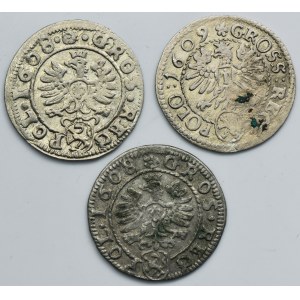 Lot, Sigismund III Vasa, Groschen (3 pcs.)