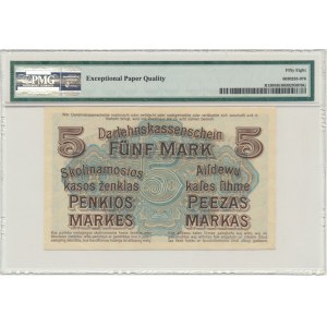 Kowno, 5 Mark 1918 - C - PMG 58 EPQ