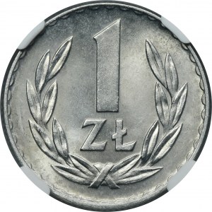 1 złoty 1971 - NGC MS63