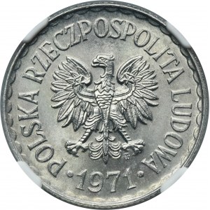 1 złoty 1971 - NGC MS63