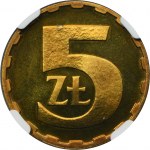 5 złotych 1982 - NGC PF68 - LUSTRZANKA