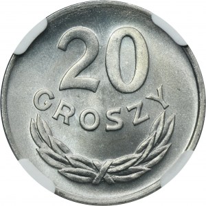 20 groszy 1949 Aluminium - NGC MS66