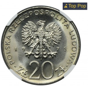 20 złotych 1975 Rok Kobiet - NGC MS67