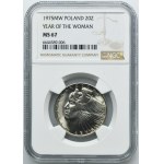 20 złotych 1975 Rok Kobiet - NGC MS67