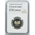 20 złotych 1986 - NGC PF69 ULTRA CAMEO - LUSTRZANKA