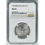 2 złote 1973 Jagody - NGC MS65