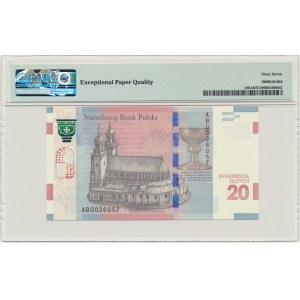 20 PLN 2015 - 1050e anniversaire du baptême de la Pologne - PMG 67 EPQ