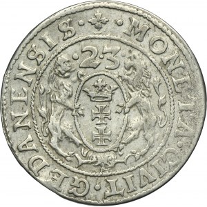 Sigismund III Vasa, 1/4 Thaler Danzig 1623 - PR•