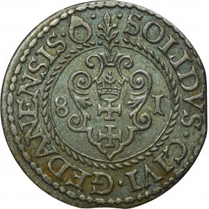 Stephen Bathory, Schilling Danzig 1581