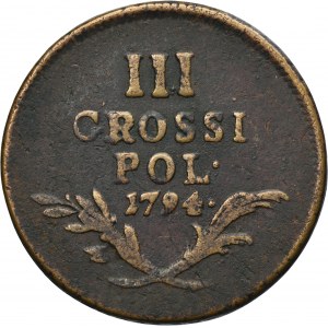 Galicia and Lodomeria, 3 Groschen Wien 1794