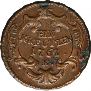 Austria, Maria Theresa, 1 Kreuzer Kremnitz 1762 K
