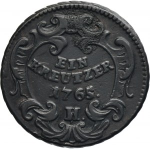 Austria, Maria Theresa, 1 Kreuzer Hall 1765 H - RARE