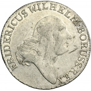 Germany, Kingdom of Prussia, Friedrich Wilhelm II, 4 Groschen (1/6 Thaler) Berlin 1797 A