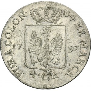 Germany, Kingdom of Prussia, Friedrich Wilhelm II, 4 Groschen (1/6 Thaler) Berlin 1797 A