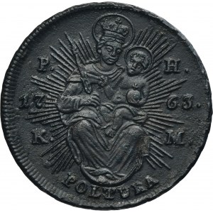 Hungary, Maria Theresa, Poltura Kremnitz 1763 PH KM