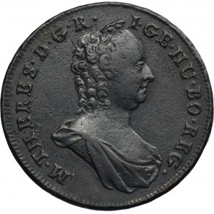Hungary, Maria Theresa, Poltura Kremnitz 1763 PH KM