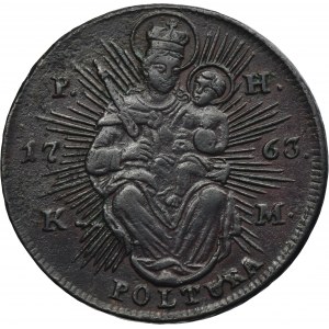 Hungary, Maria Theresa, Poltura Kremnitz 1763 PH KM
