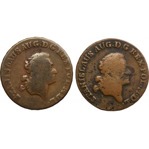 Lot, Poniatowski, 3 Groschen (2 pcs.)