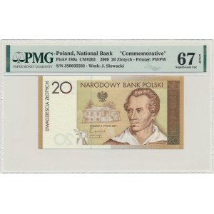 20 złotych 2009 - Juliusz Słowacki - PMG 67 EPQ