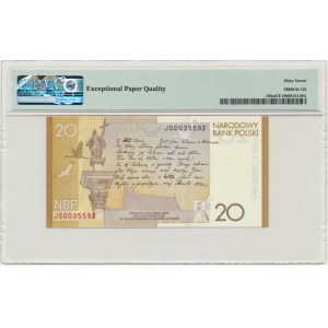 20 złotych 2009 - Juliusz Słowacki - PMG 67 EPQ