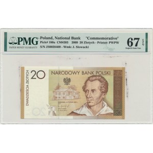 20 Or 2009 - Juliusz Słowacki - PMG 67 EPQ