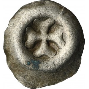 Cistercian abbey Jędrzejów, Bracteate 14th century - Greek cross