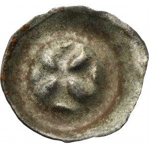 Cistercian abbey Jędrzejów, Bracteate 14th century - Greek cross
