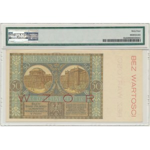 50 złotych 1925 - WZÓR - Ser. A - PMG 64