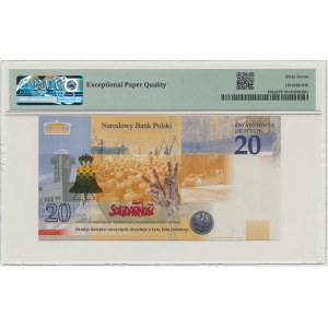 20 złotych 2021 - L. Kaczyński - PMG 67 EPQ