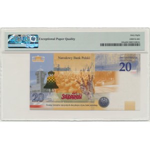 20 złotych 2021 - L. Kaczyński - PMG 68 EPQ