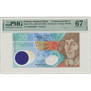 20 PLN 2023 - M. Copernicus - PMG 67 EPQ