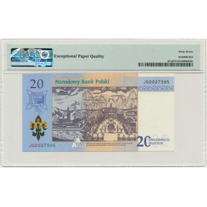20 złotych 2017 - 300-lecie koronacji Obrazu Matki Boskiej Jasnogórskiej - PMG 67 EPQ