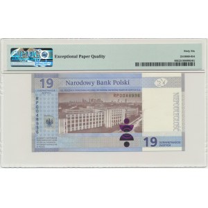 19 złotych 2019 - 100-lecie powstania PWPW - PMG 66 EPQ
