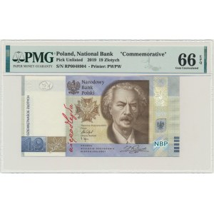 19 złotych 2019 - 100-lecie powstania PWPW - PMG 66 EPQ