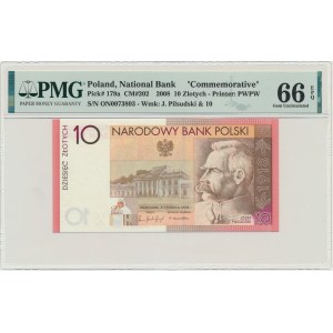 10 Zlato 2008 - 90. výročie obnovenia nezávislosti - PMG 66 EPQ