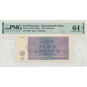 Czechoslovakia (Theresienstadt Ghetto), 10 Kronen 1943 - PMG 64 EPQ