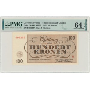 Czechoslovakia (Theresienstadt Ghetto), 100 Kronen 1943 - PMG 64 EPQ