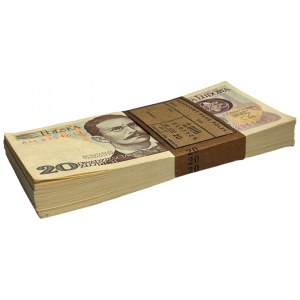 Bankpaket 20 Gold 1982 - AM - (100 Stück).