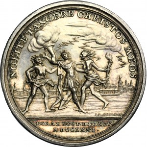Poniatowski, Kidnapping the King Medal 1771 Oexlein