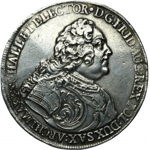 Augustus III of Poland, Thaler Dresden 1740 - VERY RARE
