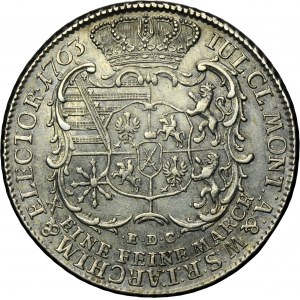 Friedrich Christian, Thaler Leipzig 1763 EDC