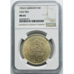 Germany, Weimar Republic, 5 Mark Berlin 1932 A - Oak - NGC MS65